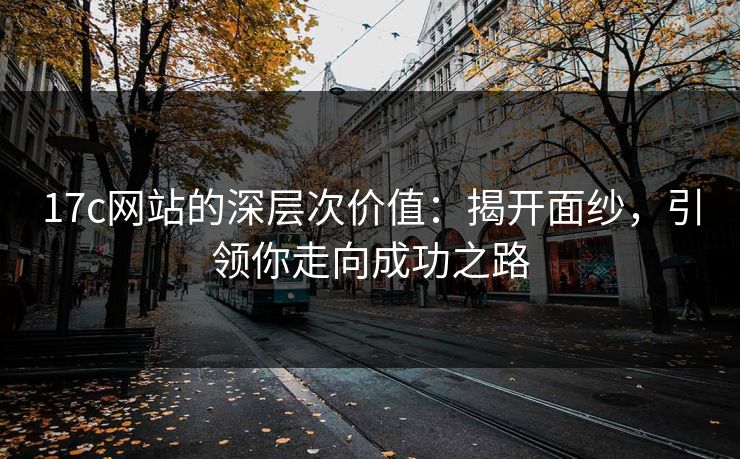 17c网站的深层次价值：揭开面纱，引领你走向成功之路