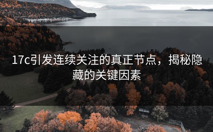 17c引发连续关注的真正节点，揭秘隐藏的关键因素